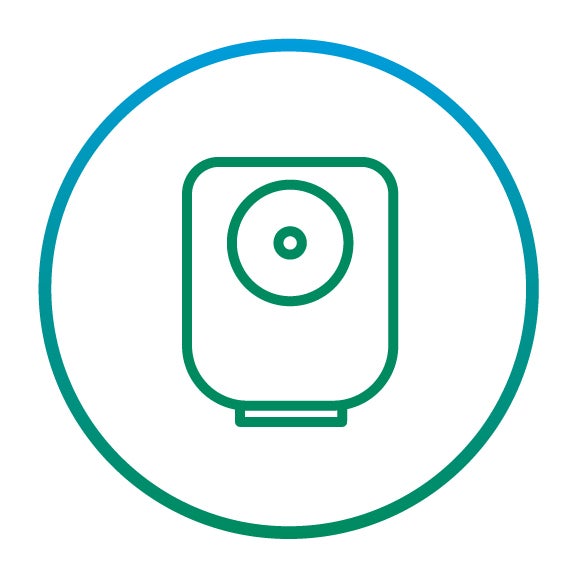 Ein Icon von einem Stomabeutel