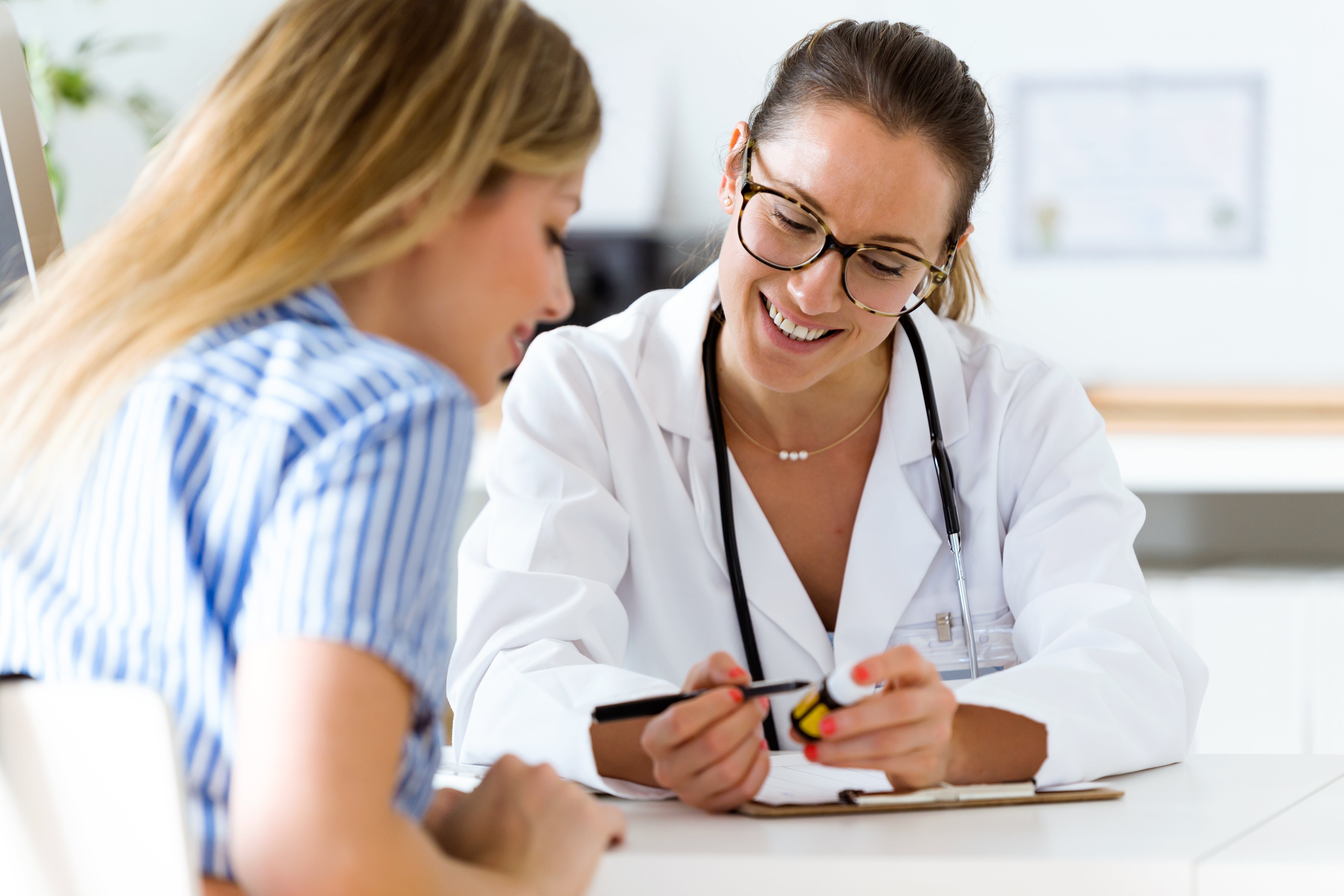 Gespräch Ärztin und Patientin